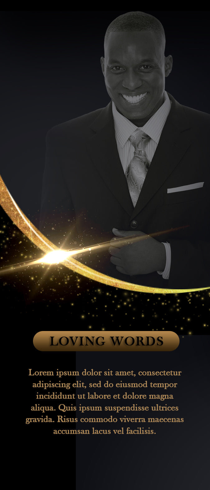 Farewell 2x6 Bookmarker Template