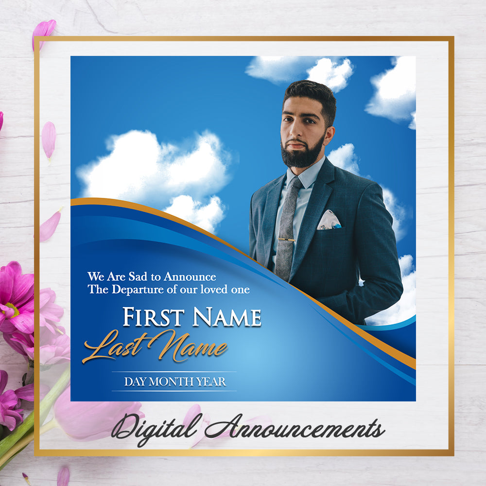 Modern Online Announcement Template