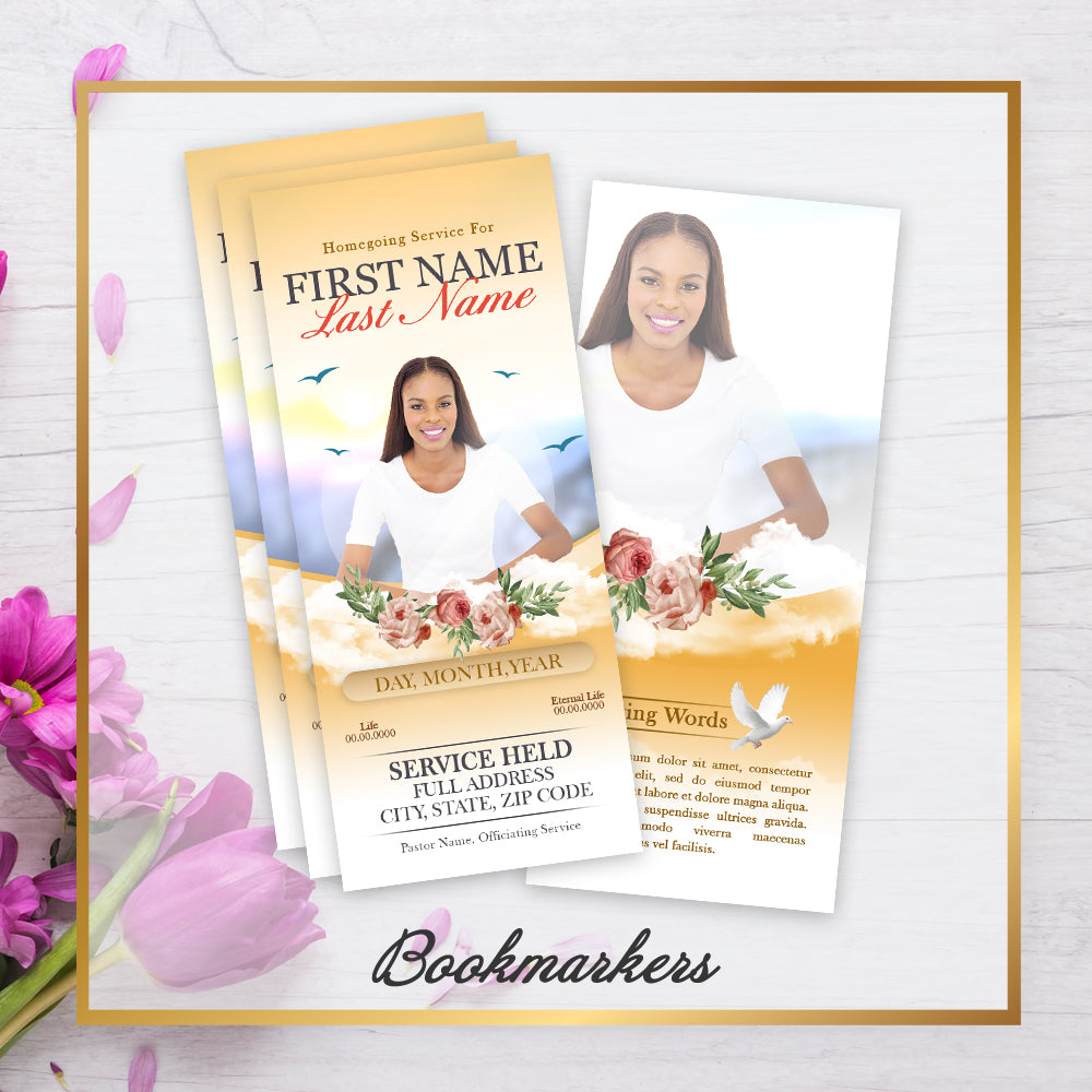 Sunset 2x6 Bookmarker Template