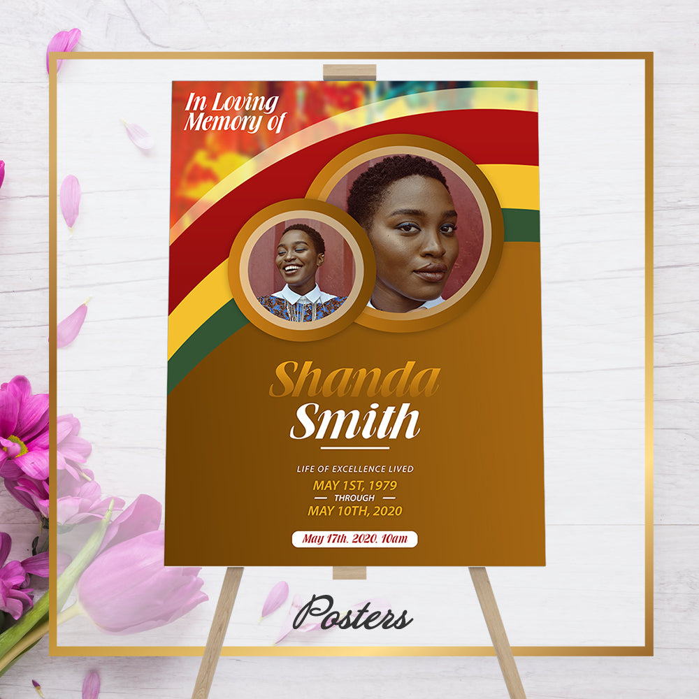 Multi-color 24x36 Poster Template