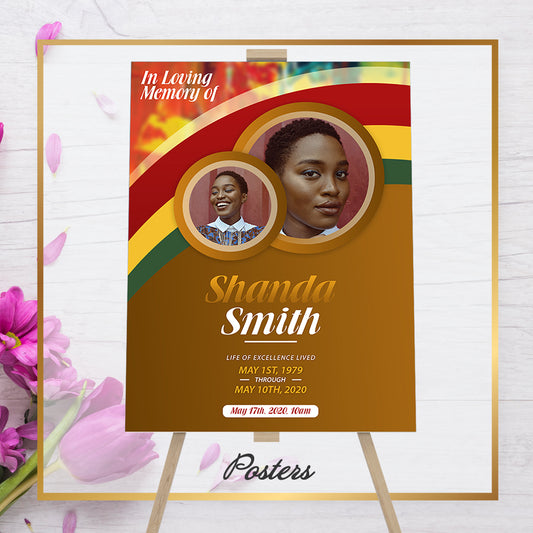 Multi-color 24x36 Poster Template