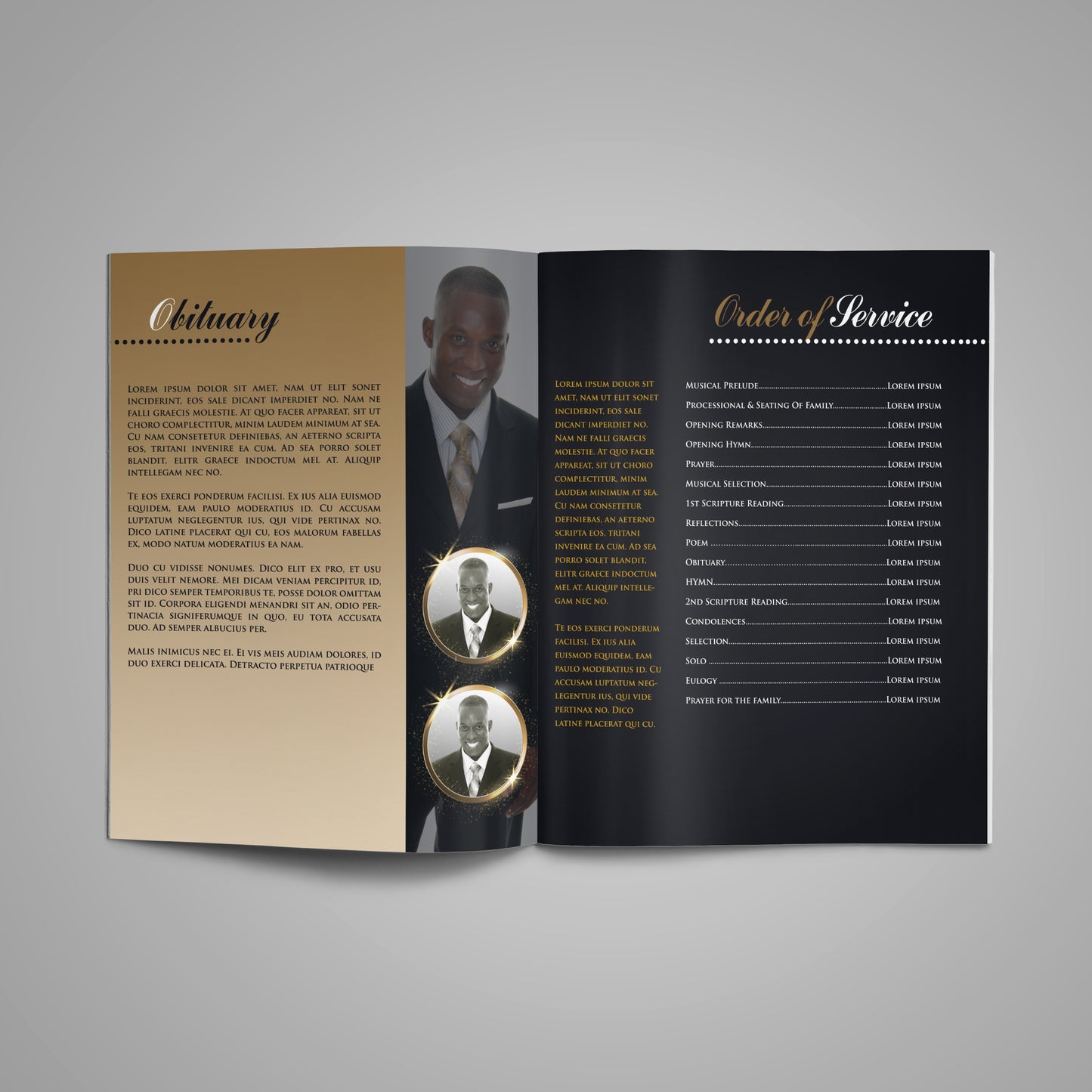 Farewell Funeral Program Template